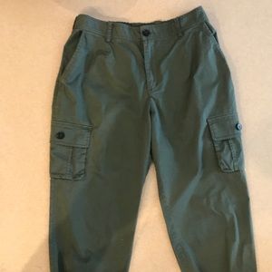 *SOLD*EUC Olive Green cargo joggers Sz M